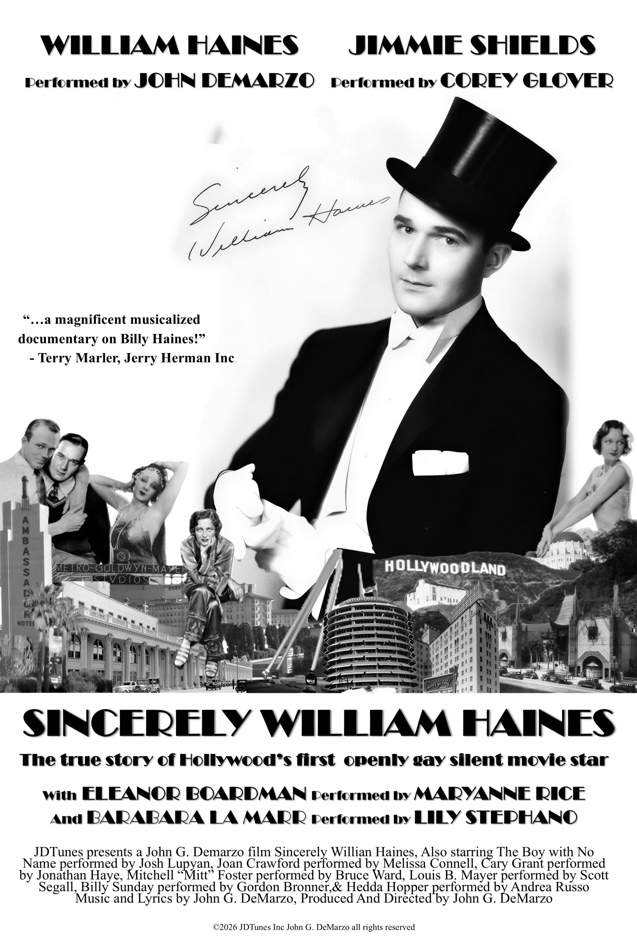 Sincerely William Haines